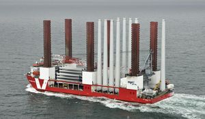 WIV - Windfarm Installation Vessel Судно установки ветровых электростанций