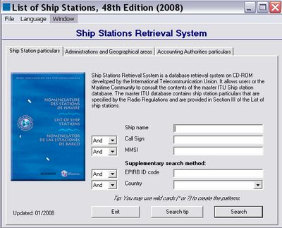 List of ship station 48th Edition 2008