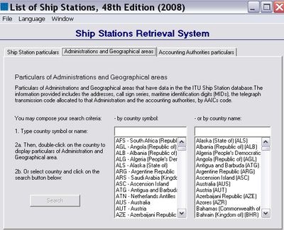 List of ship station 48th Edition 2008